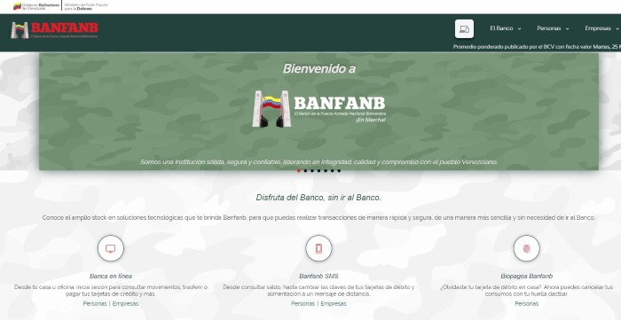 banco de la fuerza armada nacional bolivariana BANFANB
